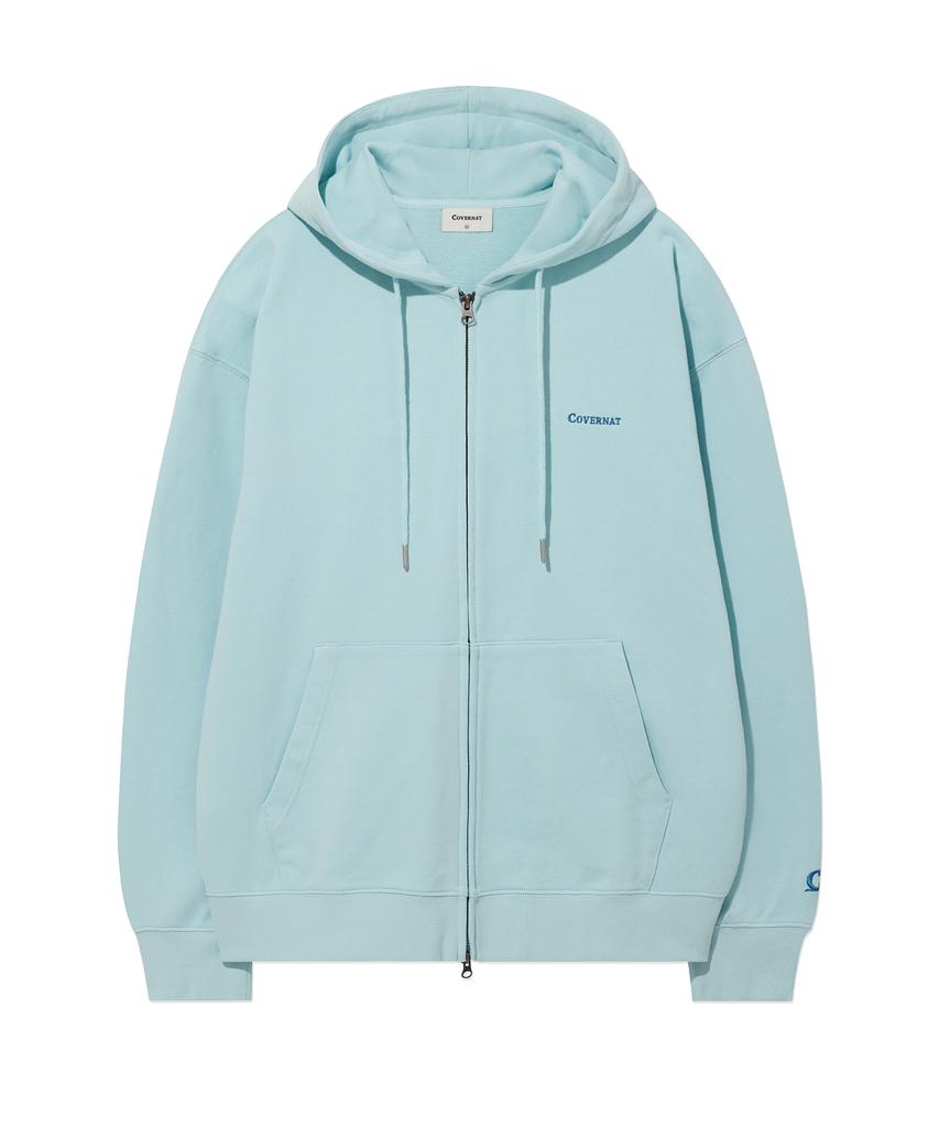 Covernat Small Authentic Zip-Up Hoodie Sky Blue