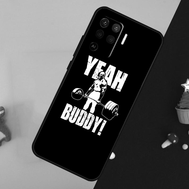 Bodybuilding Gym Fitness Quotes Case For Oppo A96 A76 A16 A17 A57 A60 A40 A80 A18 A38 A58 A78 A98 A15 A54 A74 A94 A6 A5 Pro