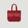 Wildflower Print Canvas Bag_Red