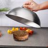 Stainless Steel Pot Lid with Handle Heat Concentration for Even Cooking Cheese Melting Dome Splatter Guard Griddle Accessory