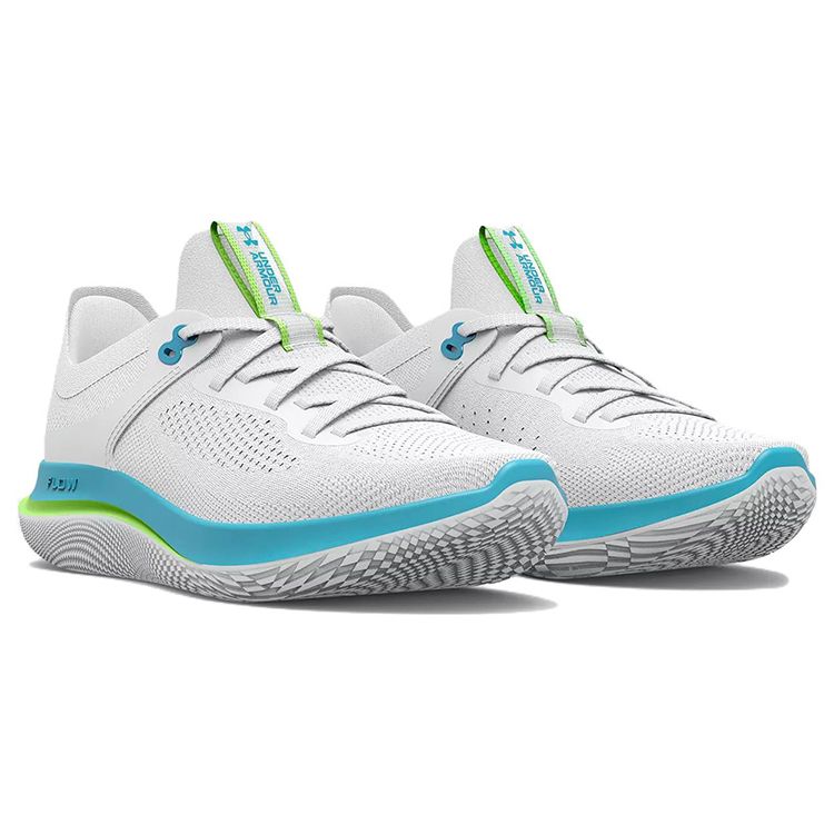 Under Armour Flow Synchronicity New Environment Sport Simple Fabric Low Top Running Shoes Women sneaker White 3025865-100