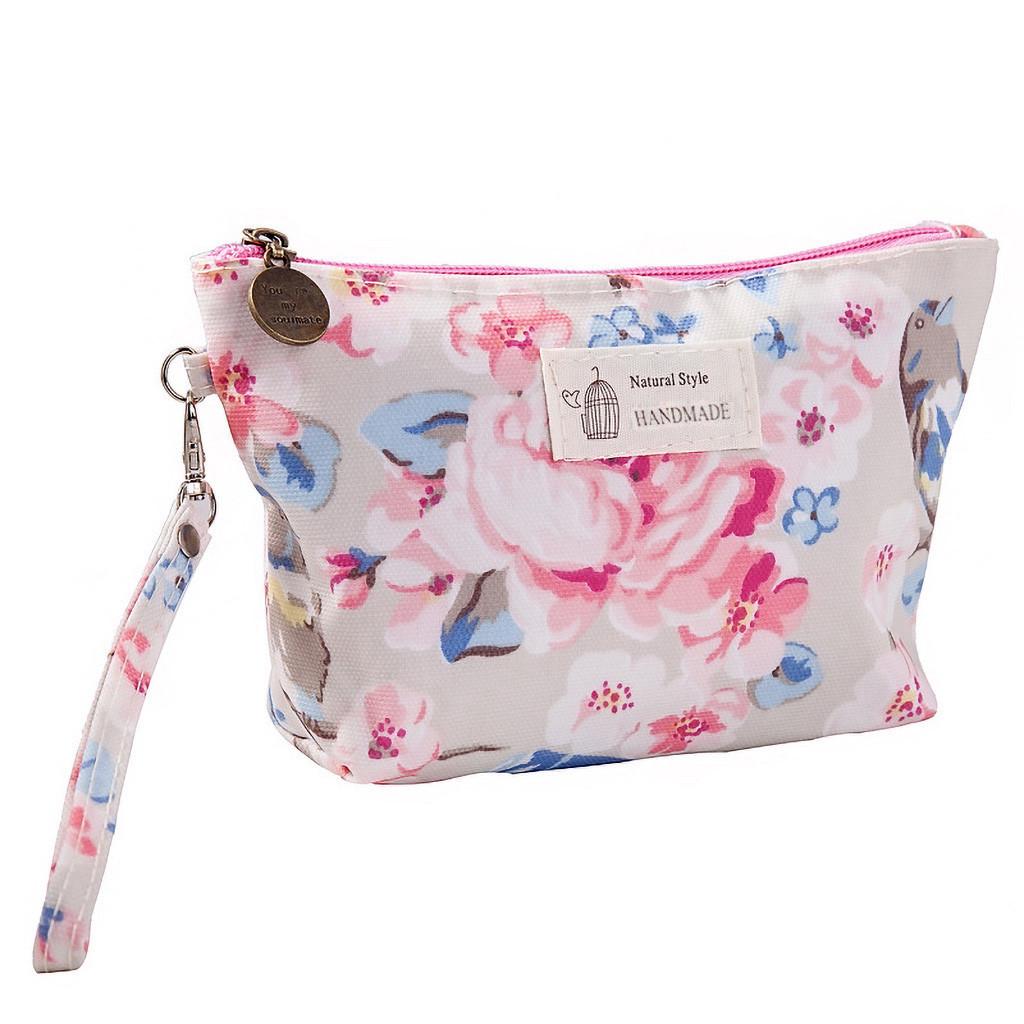 Cosmetic Storage Bag Printing Ladies Portable Clutch Travel Wash Bag