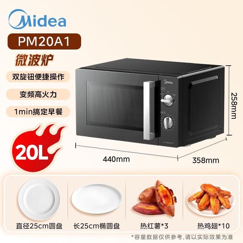 Midea 20L Inverter Microwave Oven CN plug (adapter included)