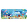 Bath Mat with Drainage Holes, Anti-Slip Texture Foot Massage Mat, Food-Grade PVC Material Suction Cups Bathtub Mat