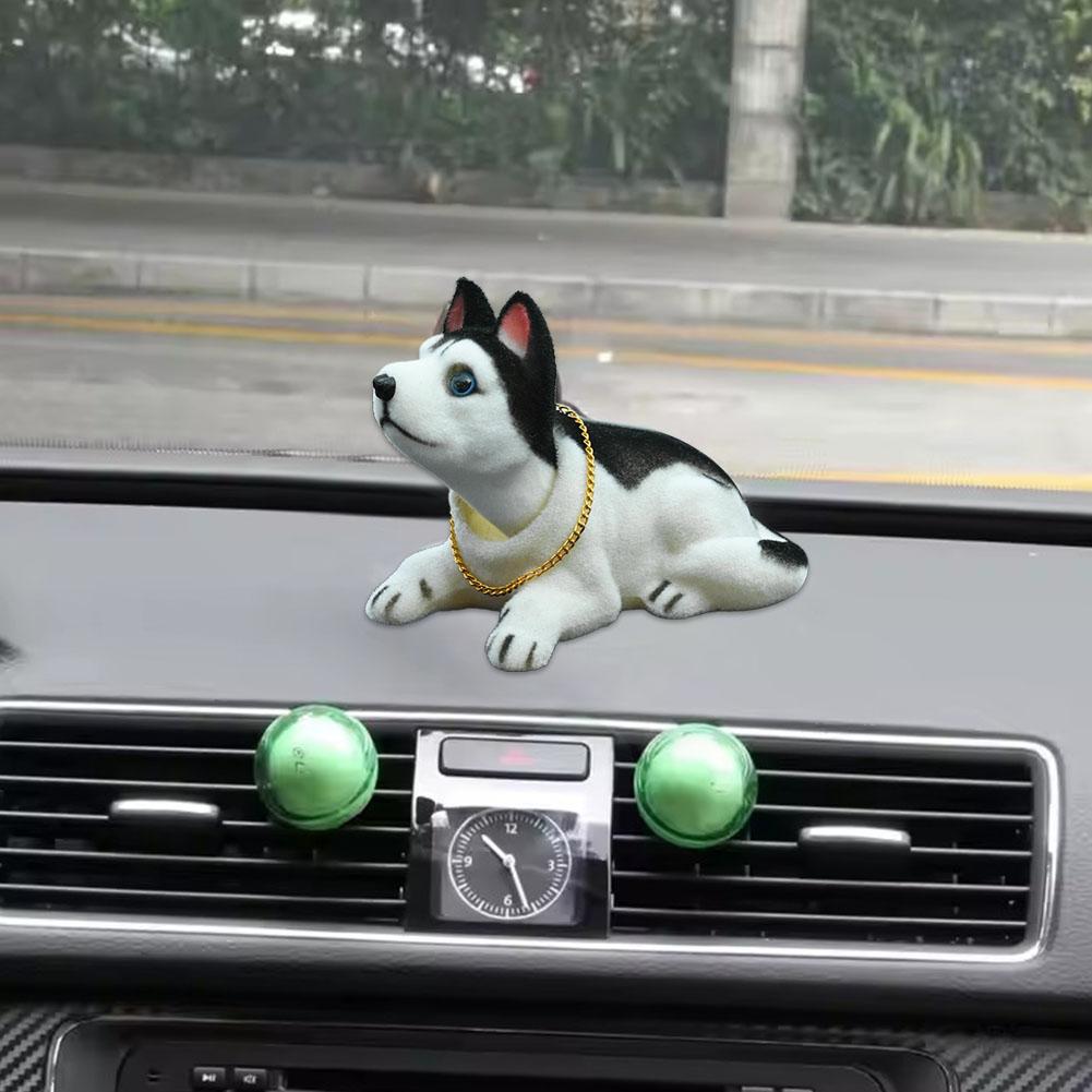 Car Doll Husky Beagle St Bernard Shepherd Shake Head Auto Interior Accessories Cute Gifts Dog Decoration Creative C7E2