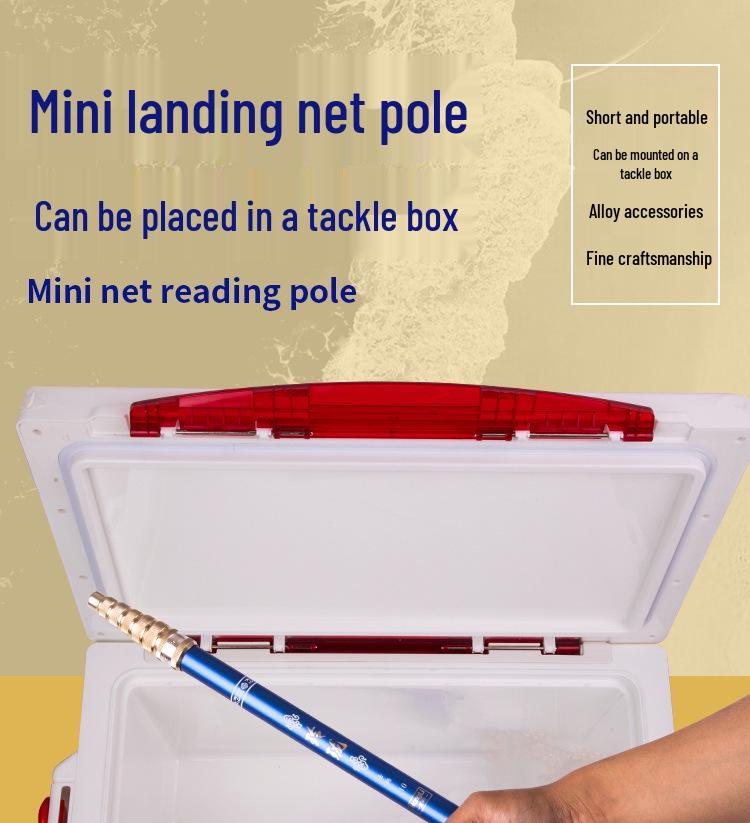 Teleskopowy Węglowy Podbierak 2.1m-2.4m: Ultra-Wytrzymały, Lekki do Wędkarstwa Muchowego Zawodniczego i na Duże Połowy