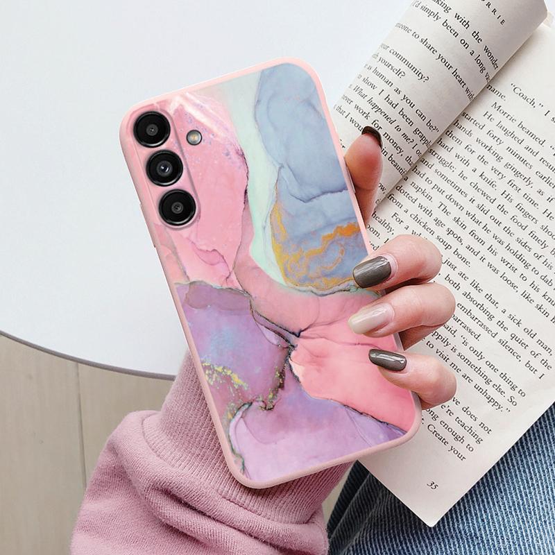 Case For Samsung A54 5G Back Cover Protective Silicone Funda Fashion Marble Stone Texture Coque For Galaxy A56 A16 A26 A36 A17