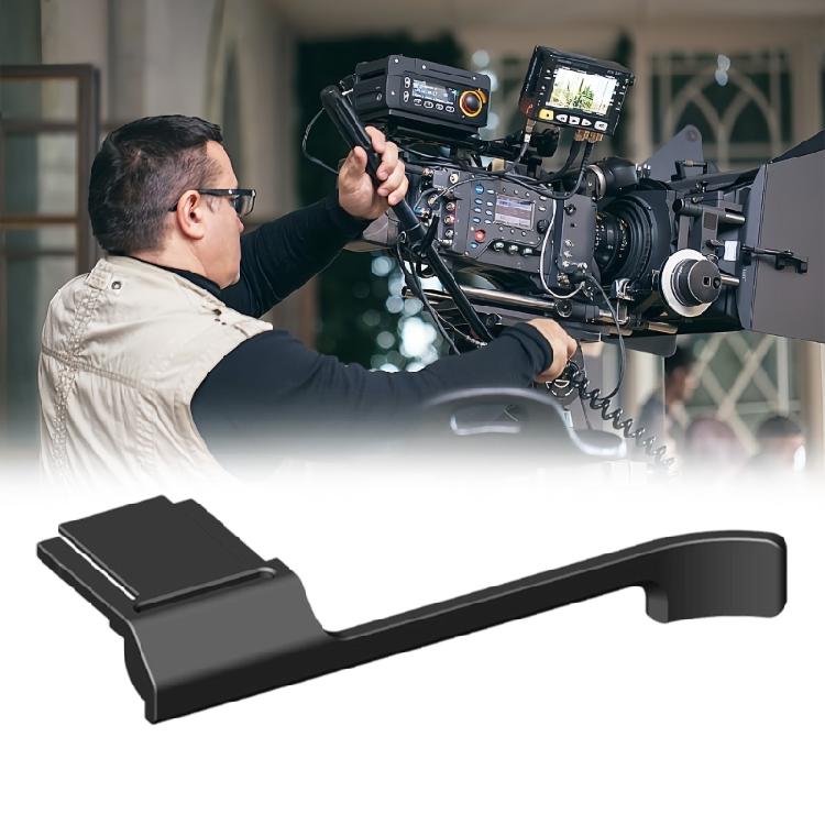 Street Photography Camera Thumb Rest, Hot Shoe Metal Grip Accessory for X-E5 One-Hand Carry, Daily Use, and Travel Days