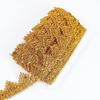 2 Yards Sequined Lace Trim Fabric Ribbon DIY Crafts 4CM Wide