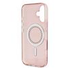 Etui Do iPhone 16 Guess Hardcase Rhinestones MagSafe Różowy