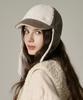 Hwaiteusaenjeu Corduroy Fleece Contrast Earmuff Caps New Hallen (6 Colors)