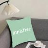 Fashion LInnisfrees Cushion Cover Elegant Comfort Pillowcase Sofa Bed Doublesided Printed Invisible Zipper Home Decor