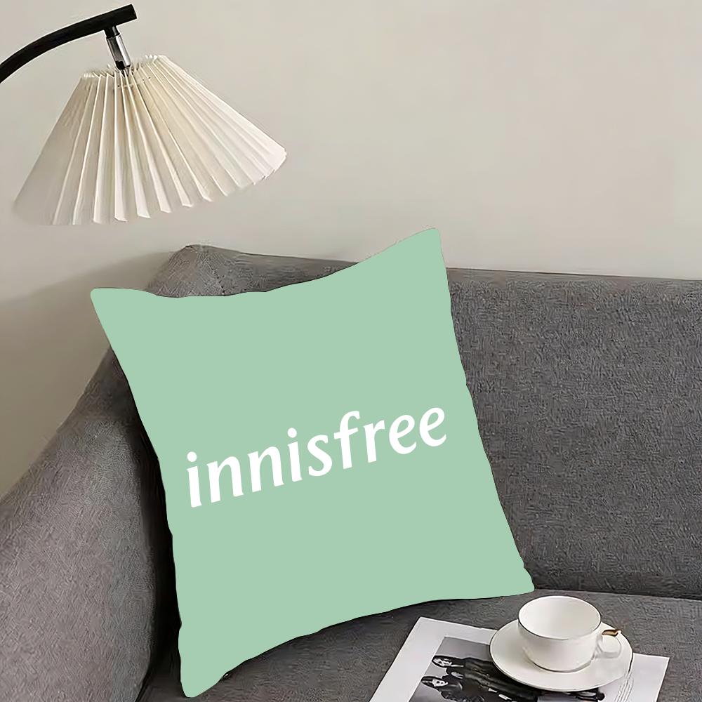 Fashion LInnisfrees Cushion Cover Elegant Comfort Pillowcase Sofa Bed Doublesided Printed Invisible Zipper Home Decor