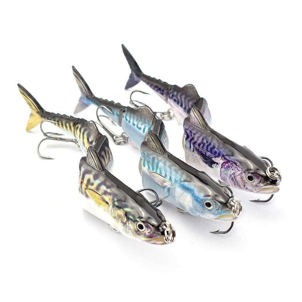 Luya Bait Four-Section Fishing Simulation Fake Bait Freshwater Sea Bait Hard Bait Luya Bait Tuna