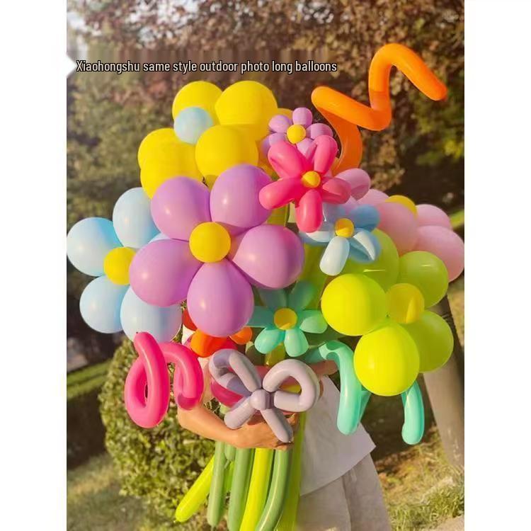 Colorful Magic Balloons for Kids - 260 Long Macaron Shades for Cartoon Decorations and Creative Balloon Art