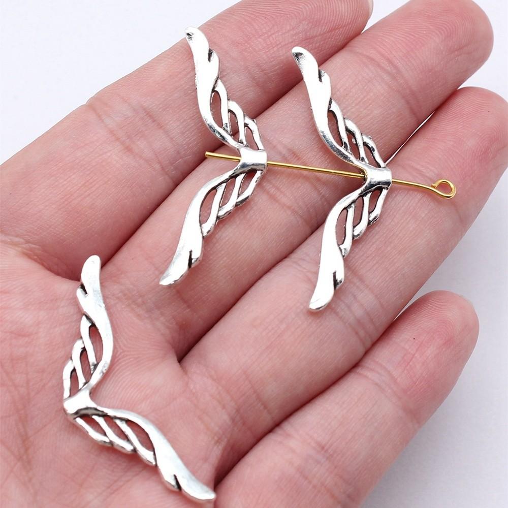 Liebe Flügel Kleine Lochperlen Spacer Zubehörteile Kinder Schmuck Ausverkauf DIY