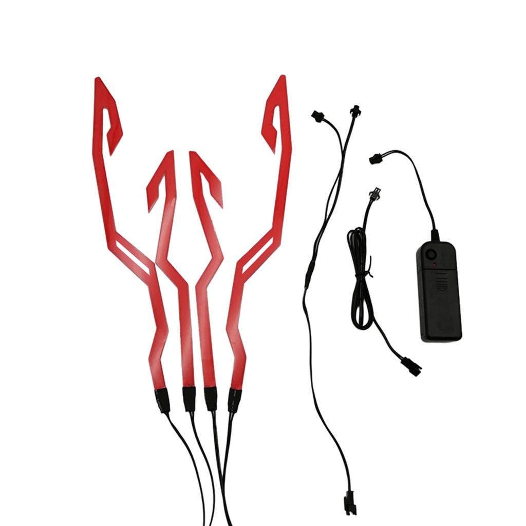 Motorradhelm-Licht-Set, Helm-Fahrrad-LED-Aufkleber-Licht Nachtfahrsignal-Helmlicht für Motorrad-Fahrrad