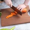 Antibacterial Wooden Chopping Blocks Rectangular Chopping Board Ebony Cutting Board  Kneading Dough