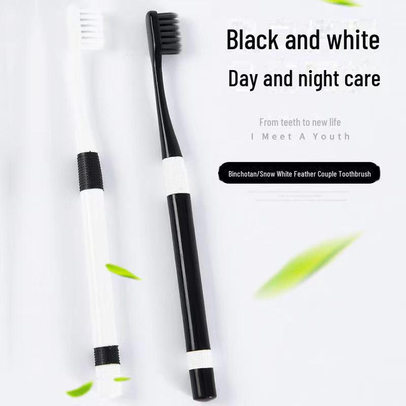 Set de brosses à dents pour couple Pasha en Noir, Blanc, Or et Argent - Pièce unique - Dropshipping disponible