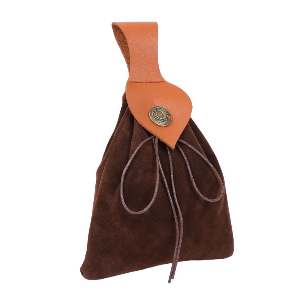 Mittelalterliche Wikinger Stil Leder Bauchtasche Retro Schiffsform Gürteltasche Für Cosplay LARP Renaissance Festival Kostüm