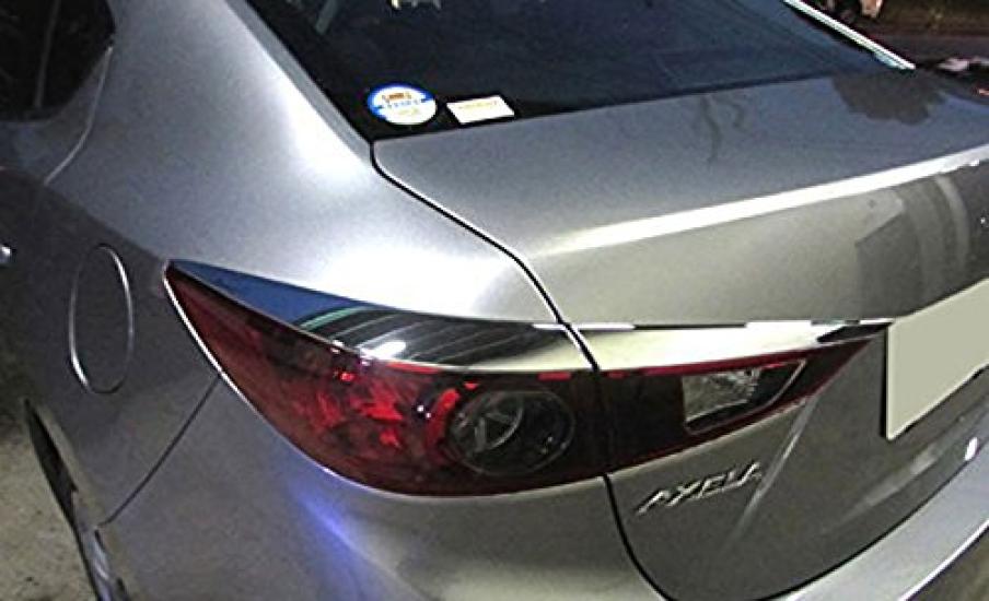 BRIGHTZ Chrome Tail Light Line Type for Mazda Axela BM Compatible with FP Covers, A, (Sedan) [TAIL-ETC-002] BM5AP, BM5FP, BM5, M5, 5AP, 5FP, AP, (Part
