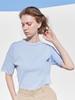 AYIHOLIC CASHMERE Semi-Over Rolled-Up Round Knit