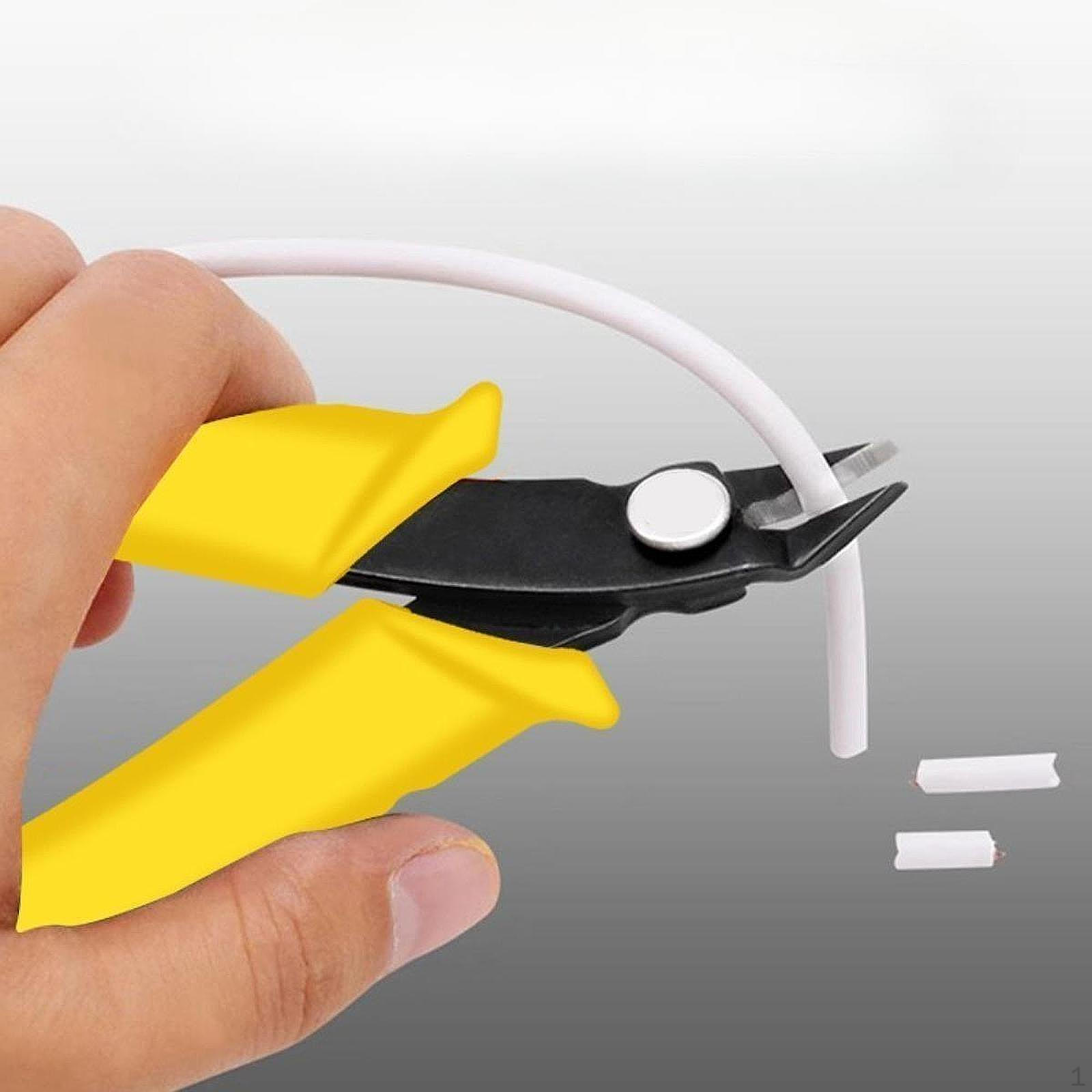 

Electric Cable Cutter, Wire Shears, Ergonomic Comfort Grip, Heavy-Duty Cutting Tool, Metal Stacker Yellow Handle