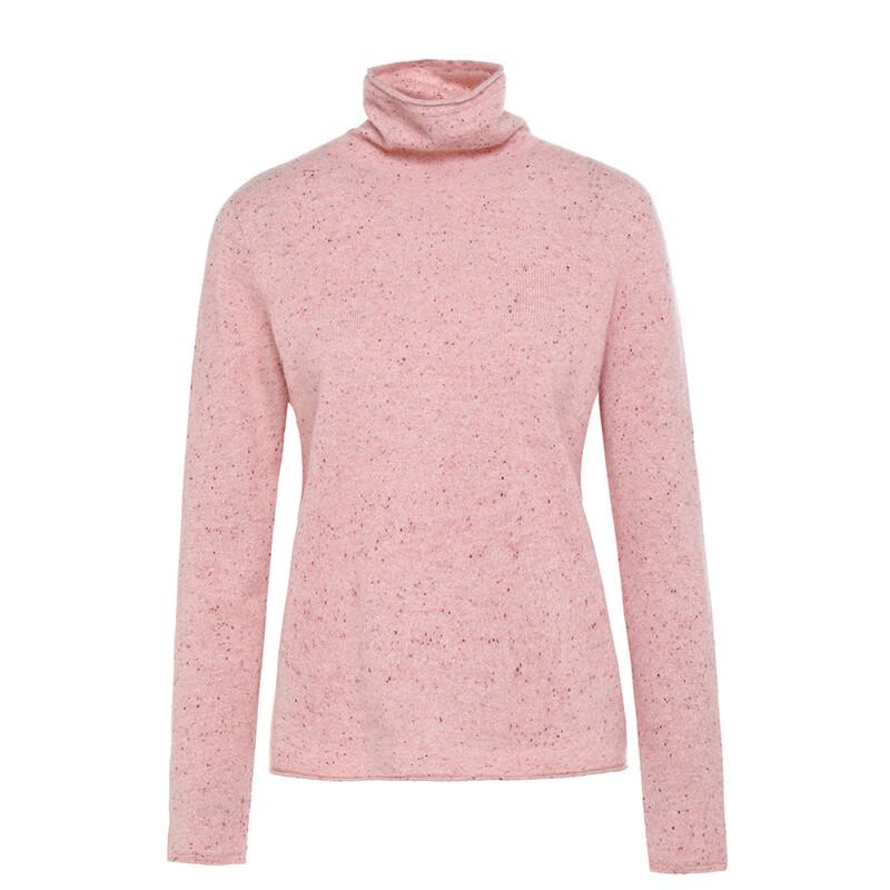 G·TENNA MH82167 Women's Mélange Turtleneck Cashmere Sweater