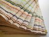 Imabary reTOWEL One-Wash Remaining Yarn Eco Towels, Set of 10 Face Towels, Multicolor
