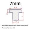 T-Shaped High Temp Silicone Stopper for Sandblasting, Electroplating, Baking, Anodizing, and More