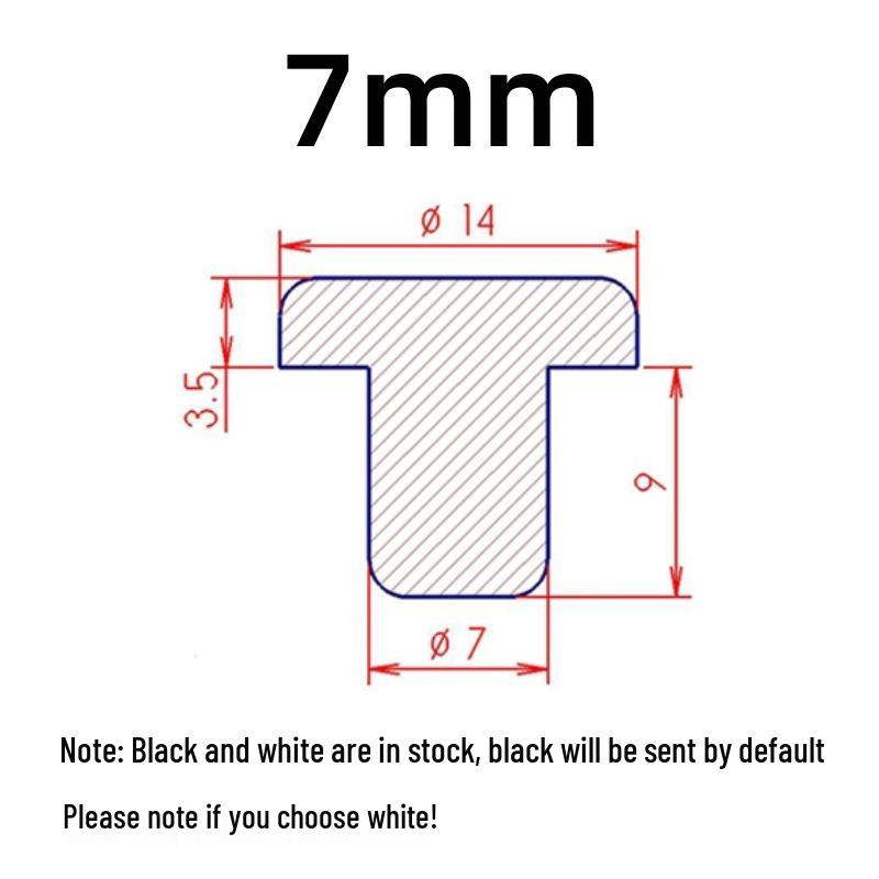 T-Shaped High Temp Silicone Stopper for Sandblasting, Electroplating, Baking, Anodizing, and More