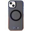BMW BMHMP14SHTGE case iPhone 14 / 15 /13 6.1" gray/gray hardcase Gradient Bumper MagSafe