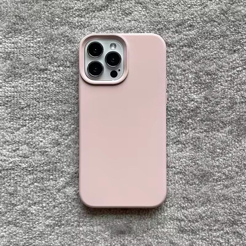 Official Candy Color Silicone Case For Iphone 15 16 14 13 12 11 X XR Pro Max Mini 7/8 Plus Camera Lens Protective Bumper Cover