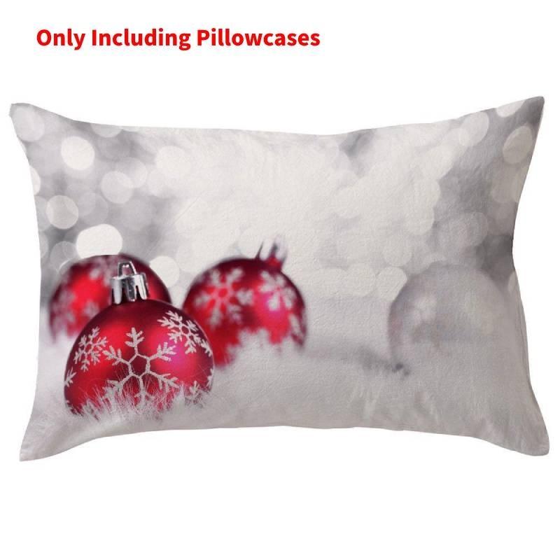 Cozy Christmas-themed Linen Pillow Cover For Indoor And Outdoor Spaces