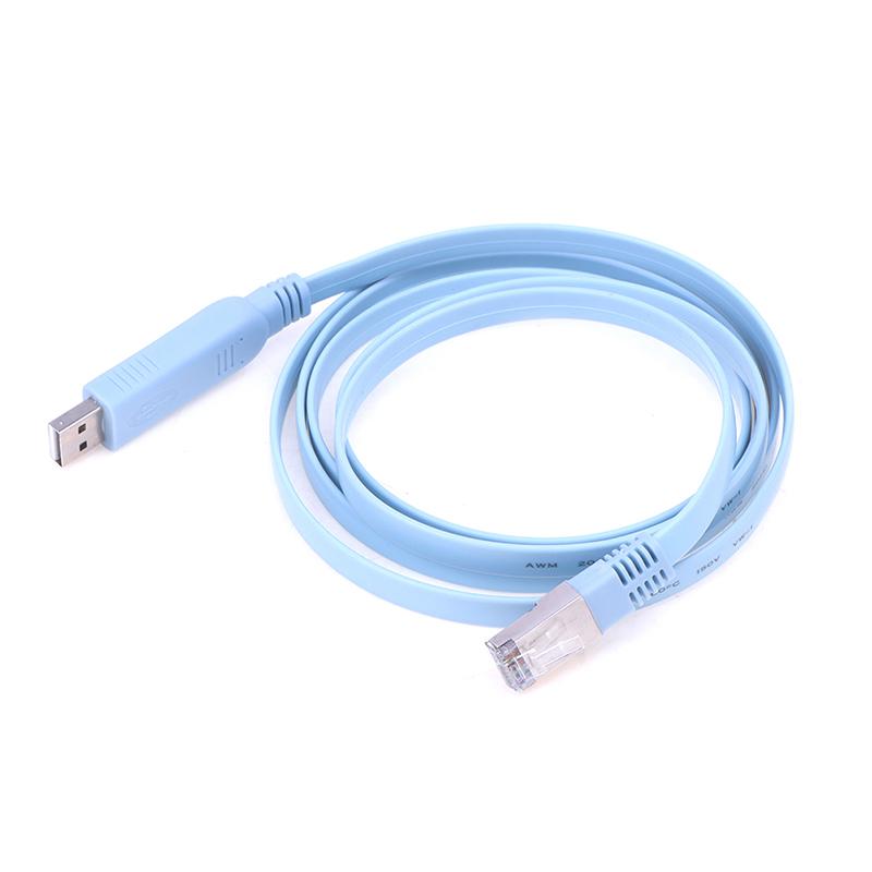 Cabo adaptador de console 1.8M USB para RJ45 USB para RS232 serial para RJ45 Cat5