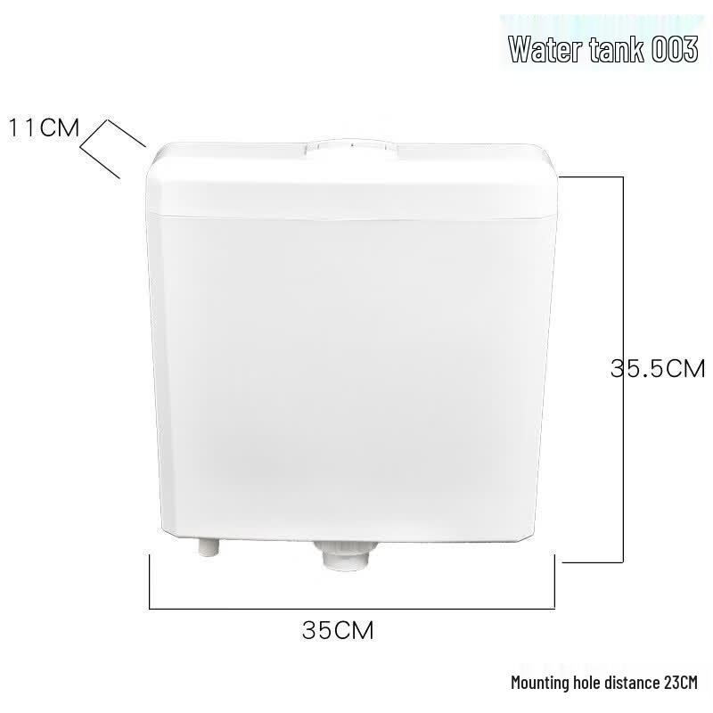 Wall-Mounted Dual Flush Toilet Cistern