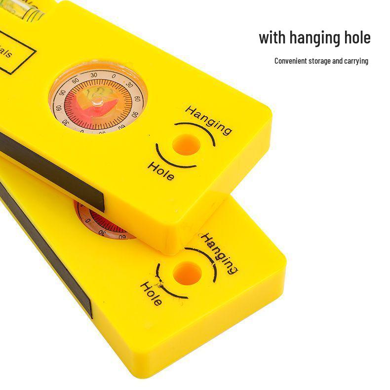 Mini Portable Magnetic Spirit Level - Multi-Functional Precision Tool for Measuring Angles and Decorations