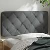VidaXL Headboard Cushion Dark Grey 100 Cm Fabric 4019206
