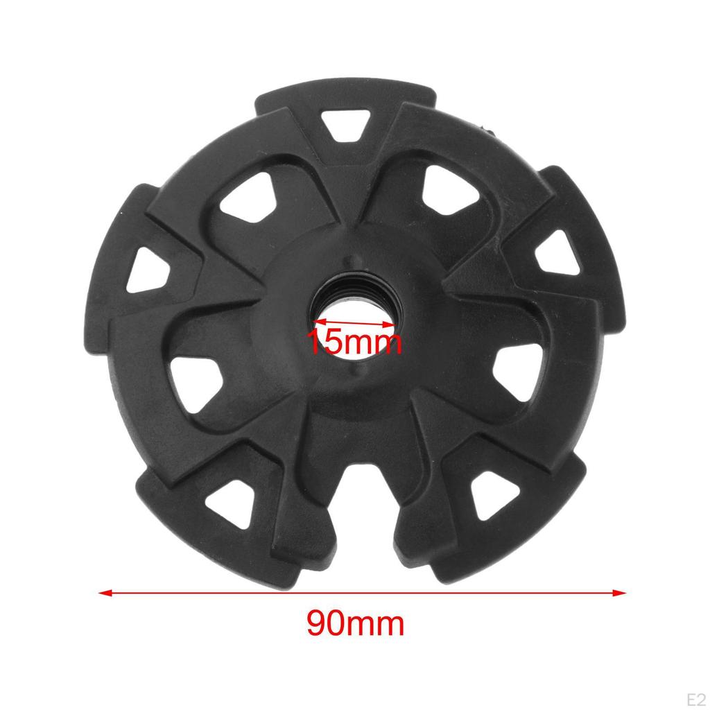 Walking Pole Snowflake Basket Removable Mud Ski Replacement Accessory for Hiking Poles, 15mm