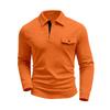 Men Breathable Moisture Long Sleeve Solid Color Performance  Business Dress Shirts