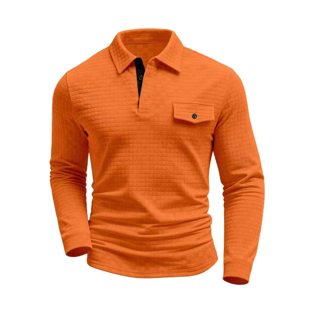 Men Breathable Moisture Long Sleeve Solid Color Performance  Business Dress Shirts