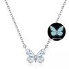 Butterfly Zircon Necklace for Women – Light Luxury Fashion, Ins Forest Style Pendant