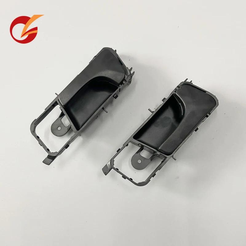 Front Door Inner Handle Rear Ide Handle Chrome with Black for Chevy Optra Suzuki Forenza 2003-2008 Buick Excelle 2007-2013