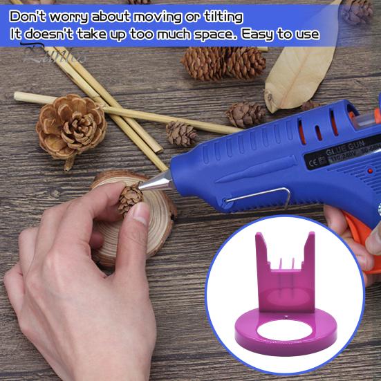 Hot Melt Glue Stand Storage Holder Non-Slip Base Design High Stability Portable Hot Melt Glue Organizer