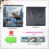 A Deer Drinking Water 5D Diamond Painting Storage Basket Full Round Drill Mosaic Diamond Embroidery Cross Stitch Kits Home Decor Home Decor