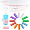 10 Stück Dental-Sticks Fruchtgeschmack Kieferorthopädische Beiß-Aligner Kaugummis Silikon-Zahnstocher Beißbaum-Muster Design Zahn-Kaugummi-Aligner