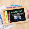 Erasable Liquid Chalk Pen for Graffiti and Electronic Screens - Dust-Free, Non-Staining Fluorescent Board and Hand Blackboard Marker
