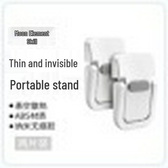 Suporte para Laptop de Liga de Zinco Ultrafino: Mini Suporte de Resfriamento Invisível, Dobrável, Portátil