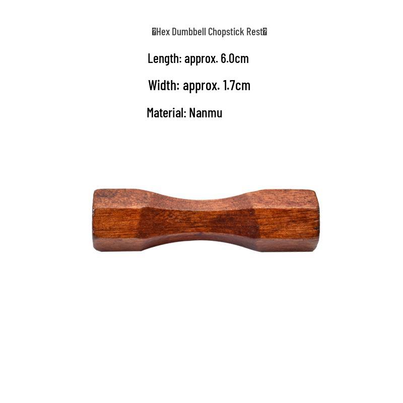 Japanese Style Rosewood Chopstick Rest - Dual-Use for Home & Hotel.
