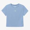 [north Face Official] Nt7ur35m White Label Women S Ventrun Short Sleeve Round Tee Powder Blue